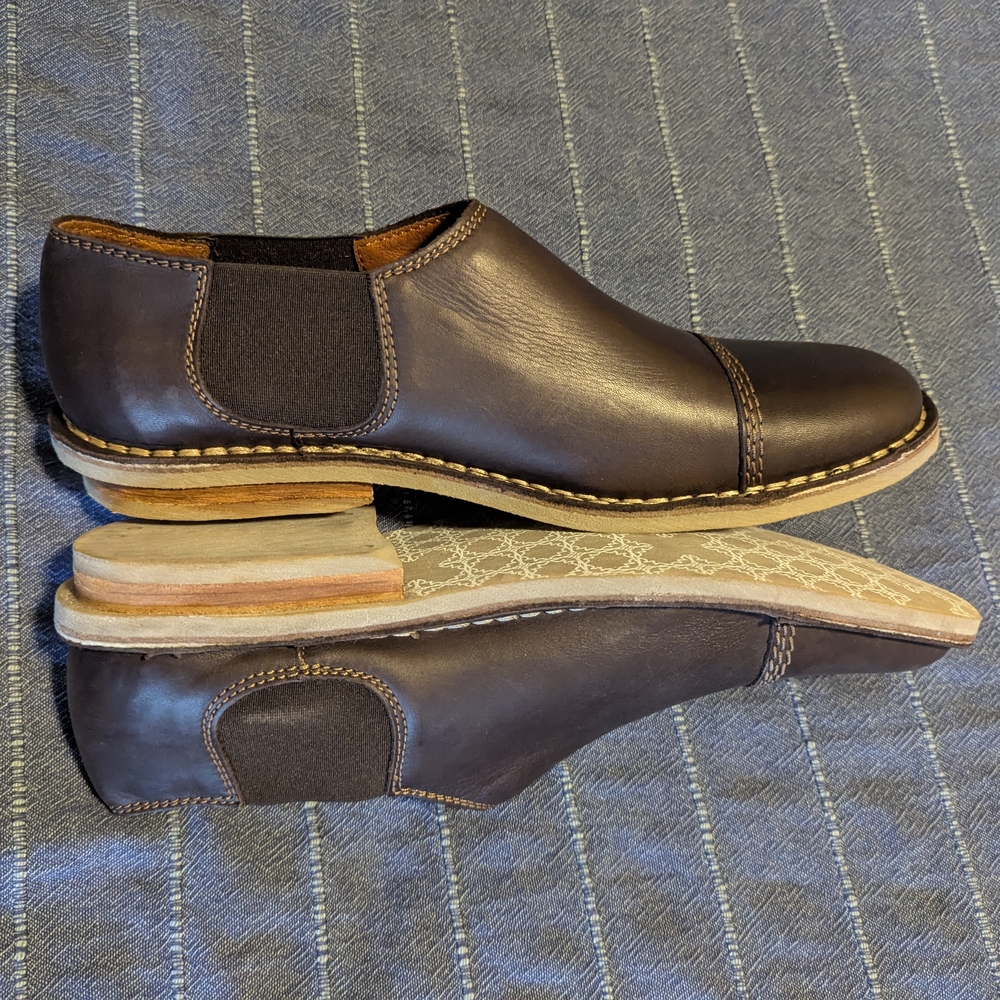 Ryan Rowe Brown Men's Loafers, 10.5 - Picture 7 of 11